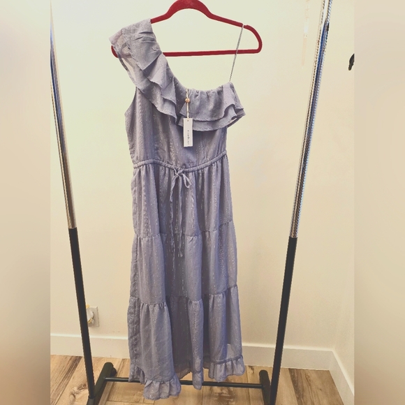 Heartloom Dresses & Skirts - Nwt heartloom One-Shoulder Ruffle Maxi Dress medium